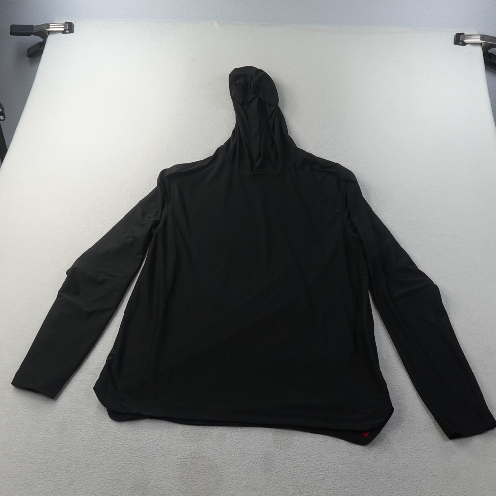 Western Rise Performance Hoodie Mens Medium Black Lightweight Stretch Pullover
